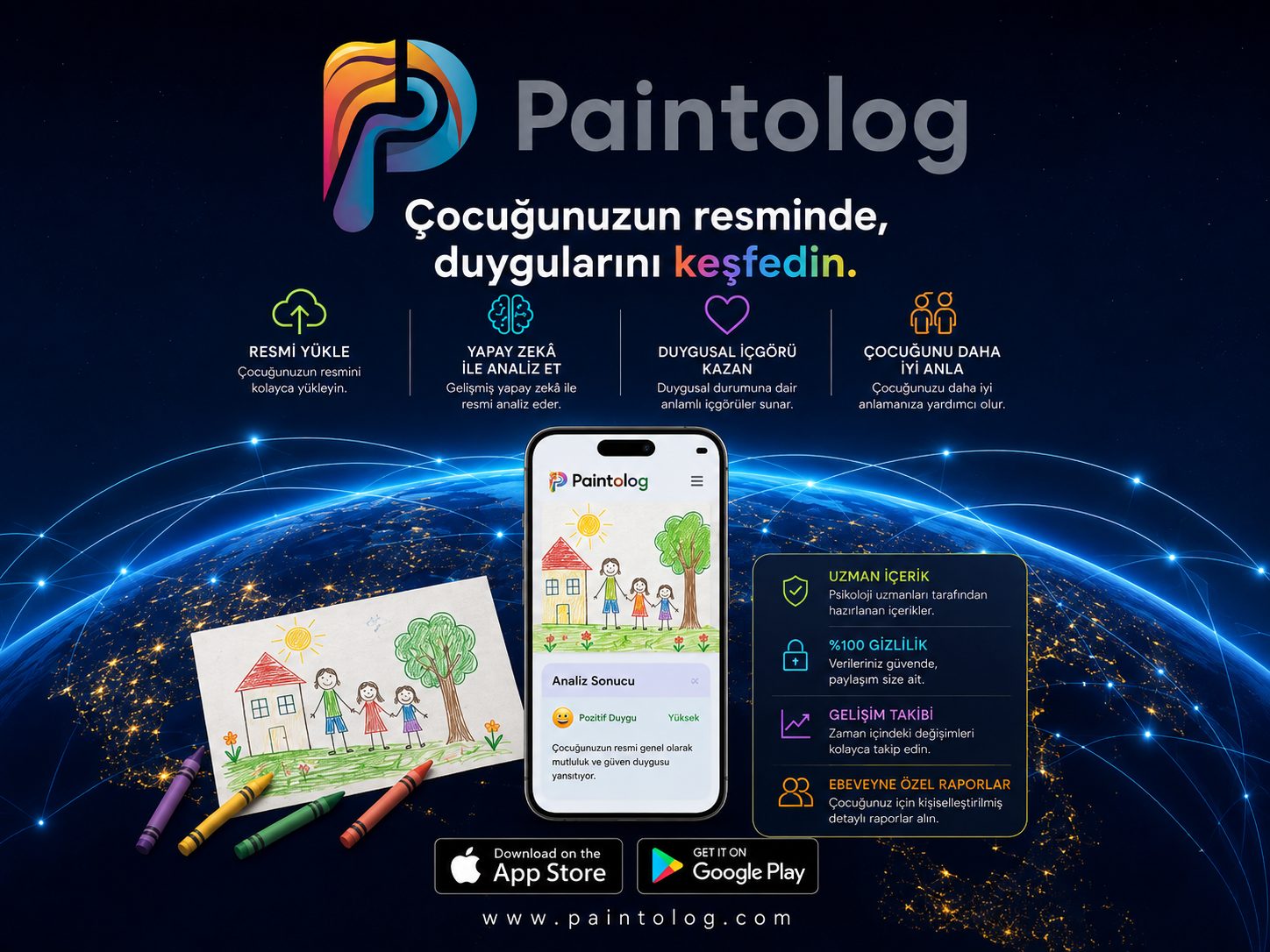 Paintolog – Çocuk Resimlerini Yapay Zekâ ile Anlamlandıran Ebeveyn Uygulaması